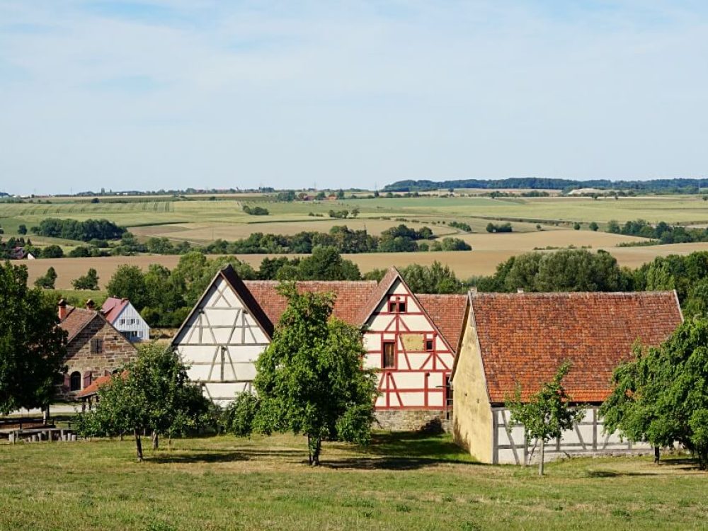 Hohenloher-Freilandmuseum-Wackershofen-Ausblick